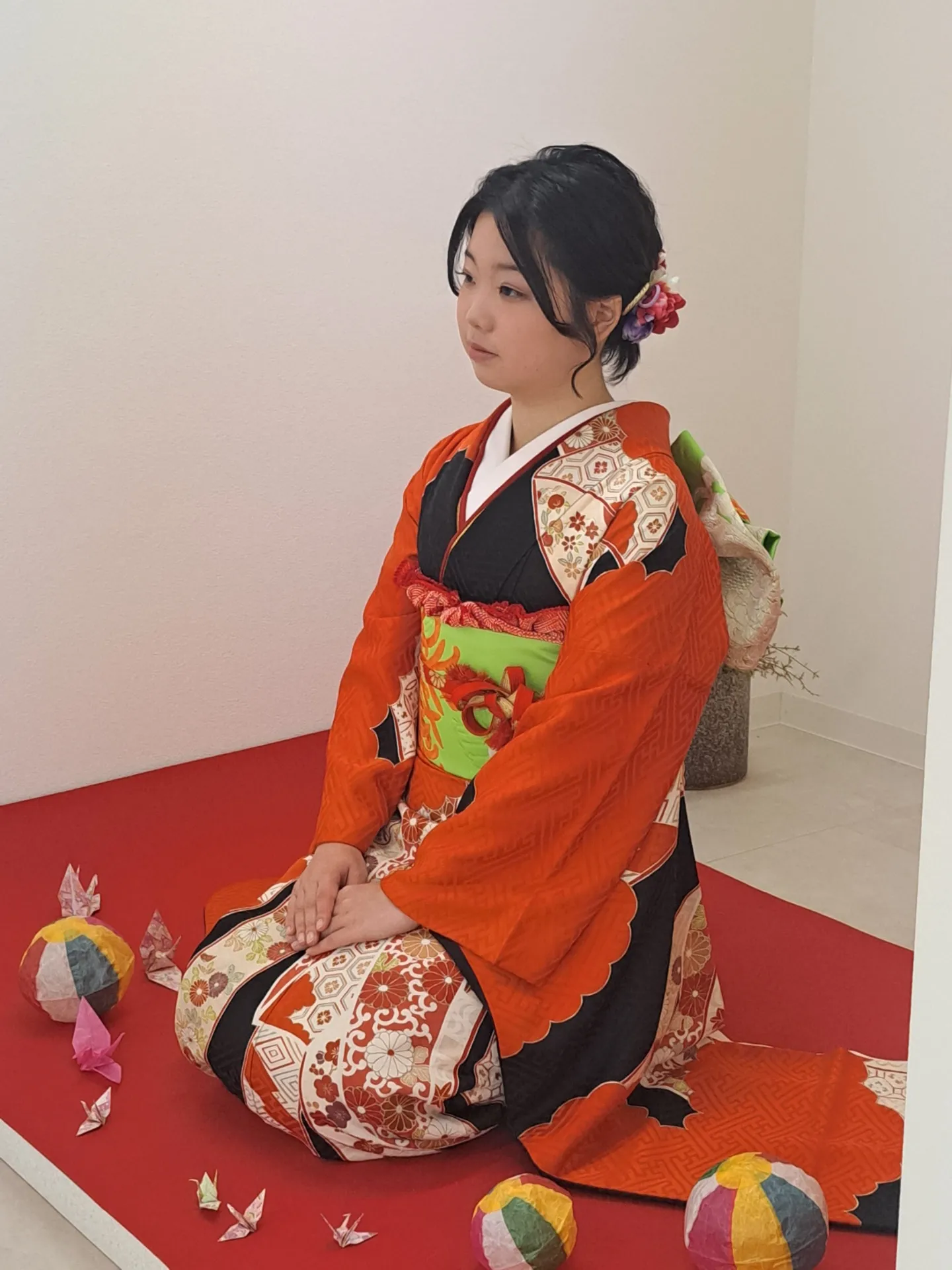 【和歌山市】着付け　ヘア　メイク　出張着付け　仏蘭西美容室